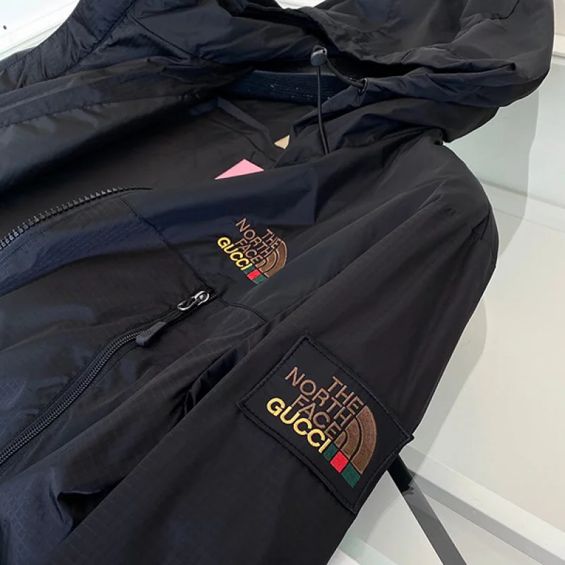 ☆超人気☆ グッチ x ノースフェイス★ロゴジップアップジャケットコピー Noy09689