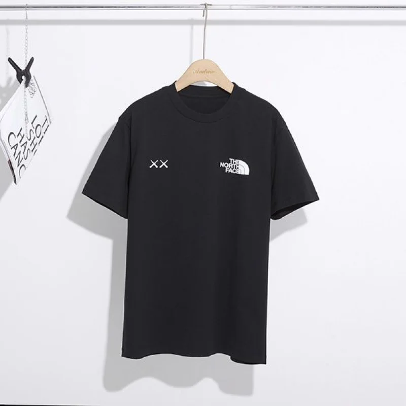 ノースフェイス XX KAWS コピー エンブロイダリー コットンTシャツ Noy44533