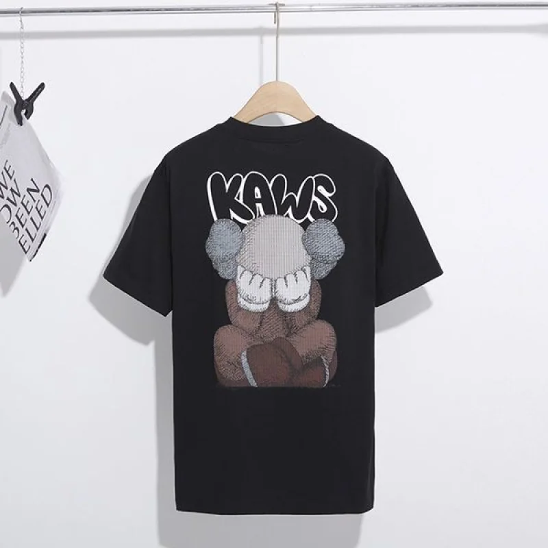 ノースフェイス XX KAWS コピー エンブロイダリー コットンTシャツ Noy44533