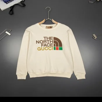 暖かい服装 ノースフェイス×グッチコットンスウェットシャツ偽物 Nok95712