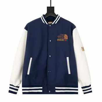 超希少!グッチxノースフェイス ベースボールジャージ コピー コラボ Nol24699