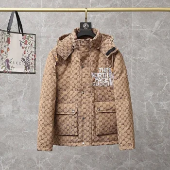 【日本未発売】 グッチ ノースフェイス ダウン コピー グッチ NORTHFACE コラボ 2021新作 Non19790