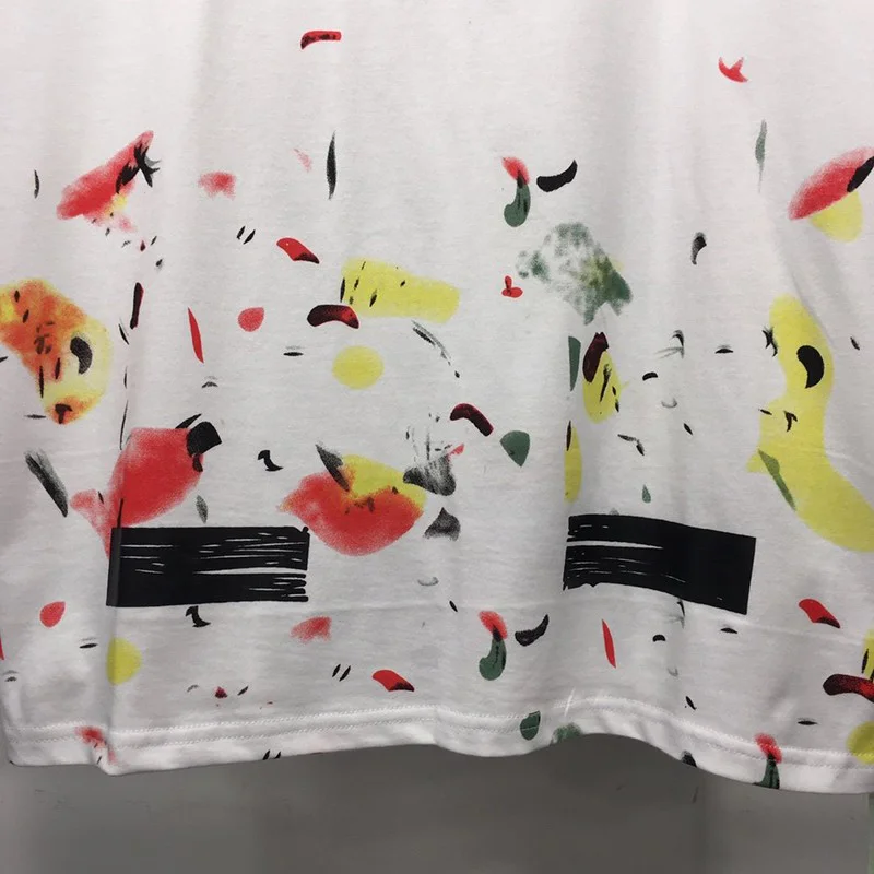 日本未入荷OFF WHITE Tシャツ コピー スプレー カラバッジョ スリムフィット off22653