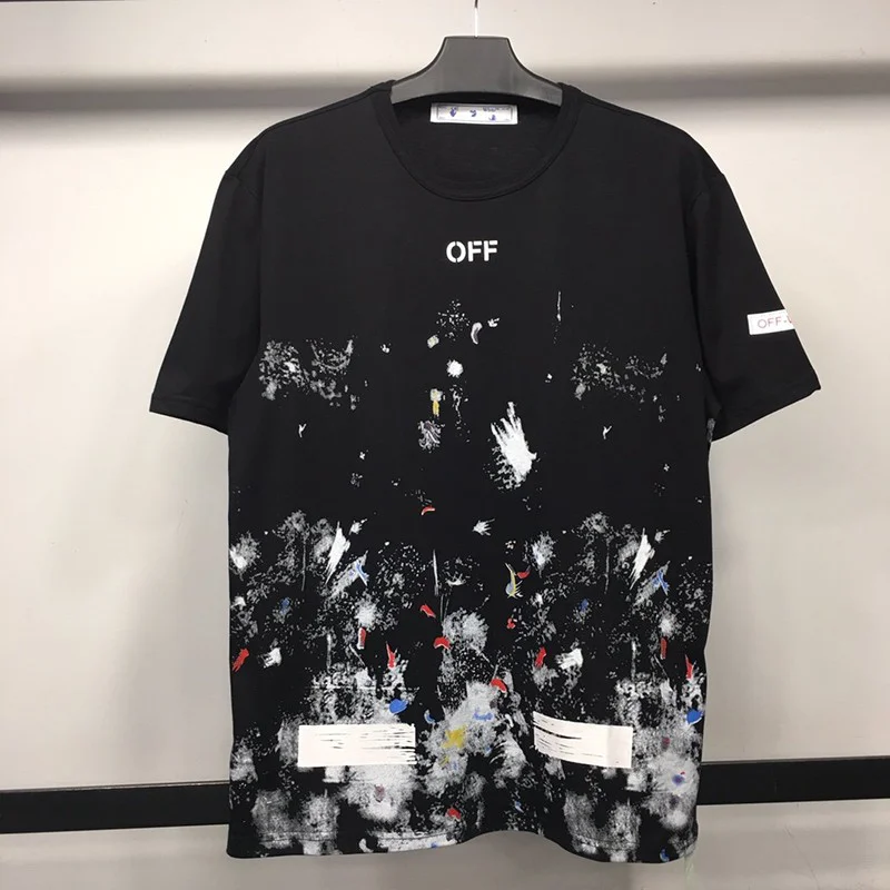 可愛いOFF WHITE Tシャツ コピー スプレー カラバッジョ スリムフィット ofj81650
