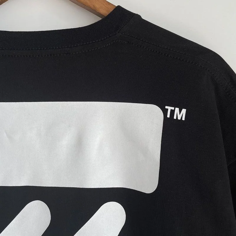 争奪戦オフホワイト Diagonal コットンTシャツ 偽物 ofj88513