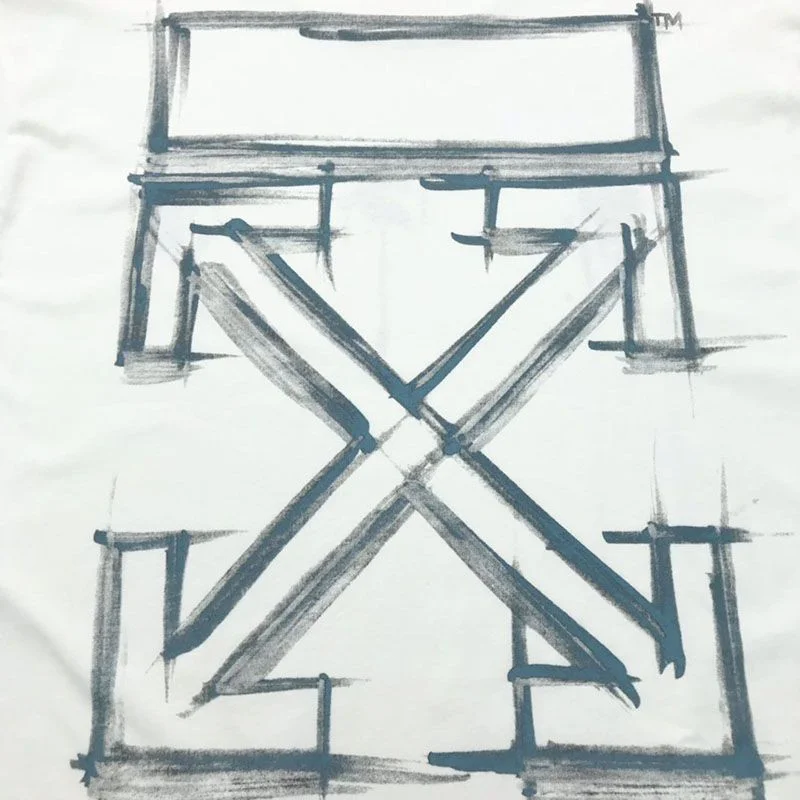 一目惚れ♪オフホワイト コピー グラフィティ アローロゴTシャツ ofm22528