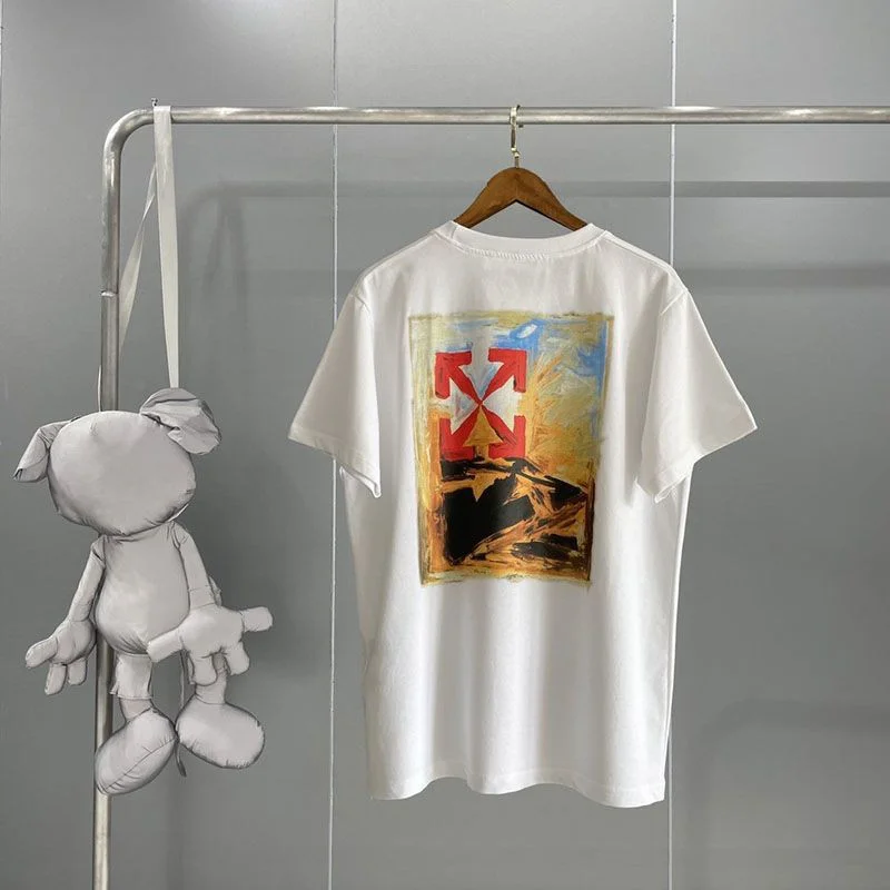 人気急上昇オフホワイト グラフィティ アローロゴTシャツ 偽物 ofn08286