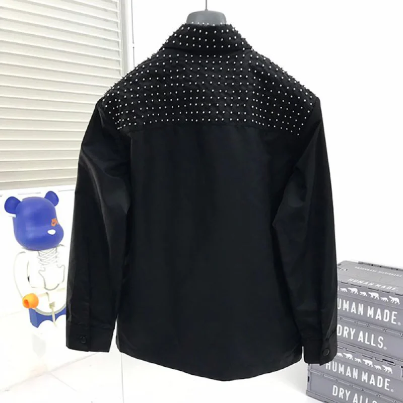 プラダ★人気★スタッズ Re-Nylon シャツ コピー SC591_1WQ8