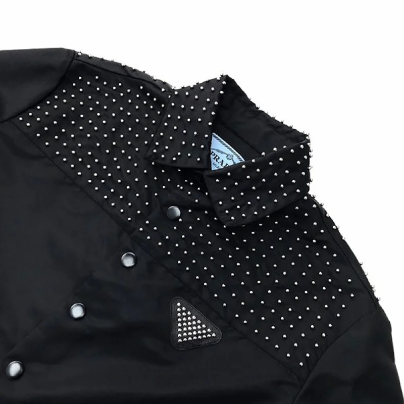 プラダ★人気★スタッズ Re-Nylon シャツ コピー SC591_1WQ8