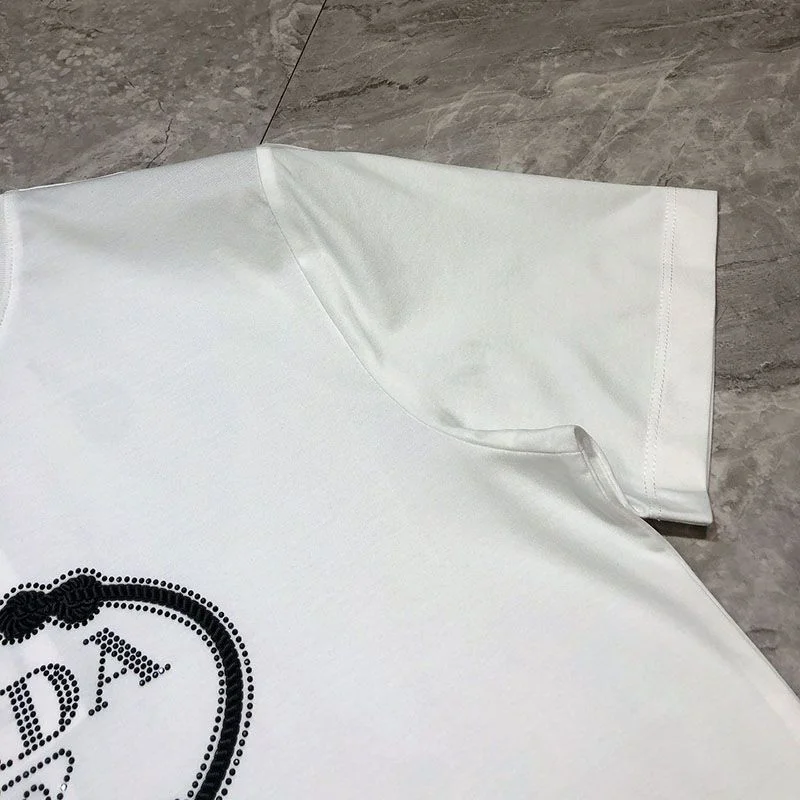 大人気!!新色プラダ ロゴTシャツ コピー ユニセックス ホワイト ブラック pua92336