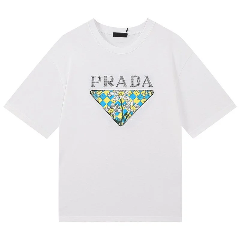 定番プラダ ロゴ コットンTシャツ コピー pub13693