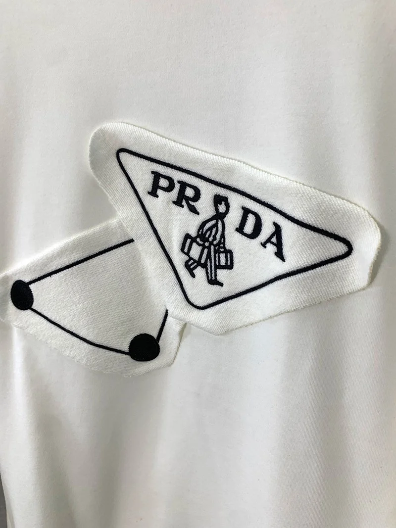 【日本未発売】★プラダ トレーナ コピー★ロゴプリント ジャージー スウェットシャツ puj29393