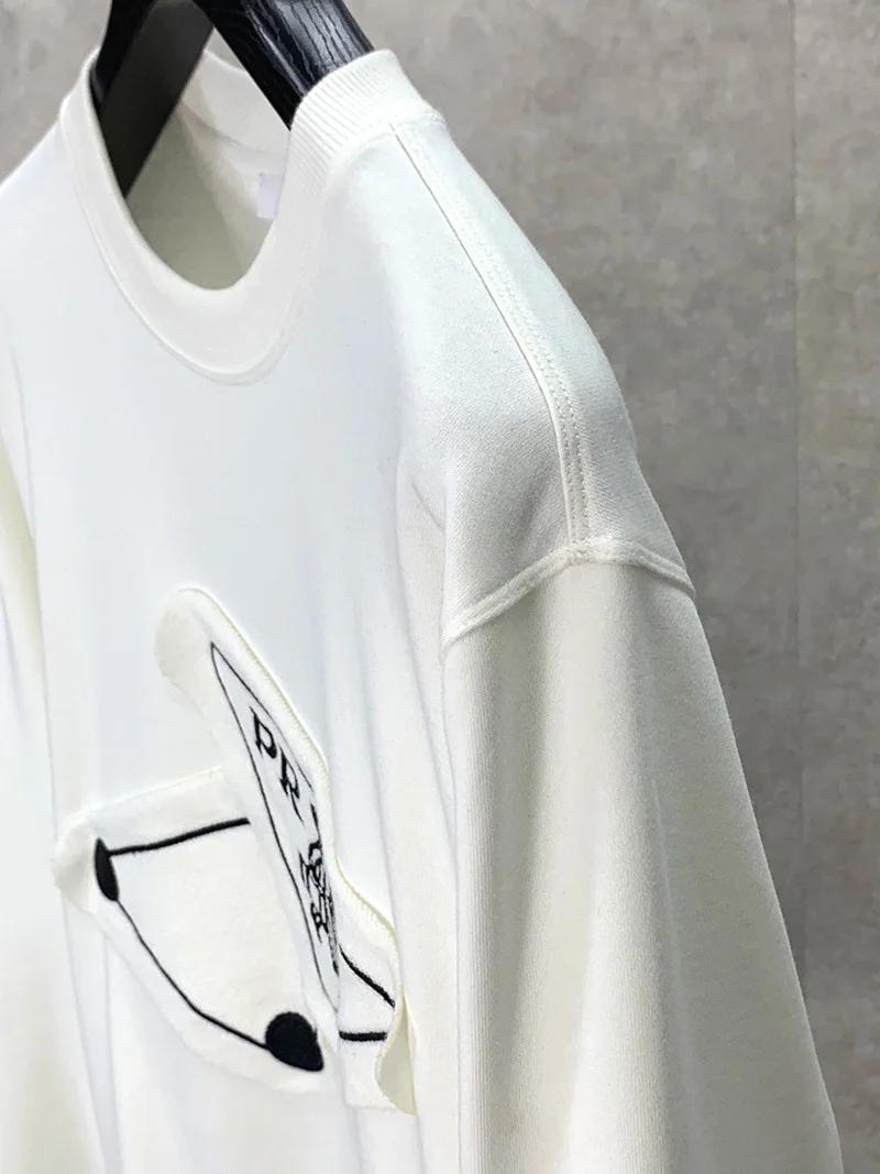 【日本未発売】★プラダ トレーナ コピー★ロゴプリント ジャージー スウェットシャツ puj29393