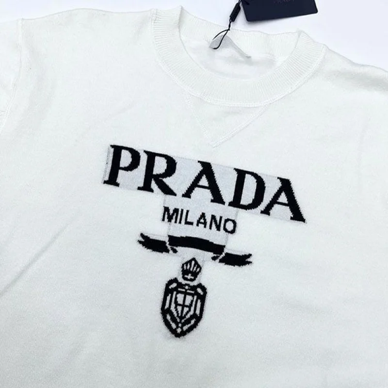 おすすめ プラダ シンプルクルーネック コピー Tシャツ puc87821