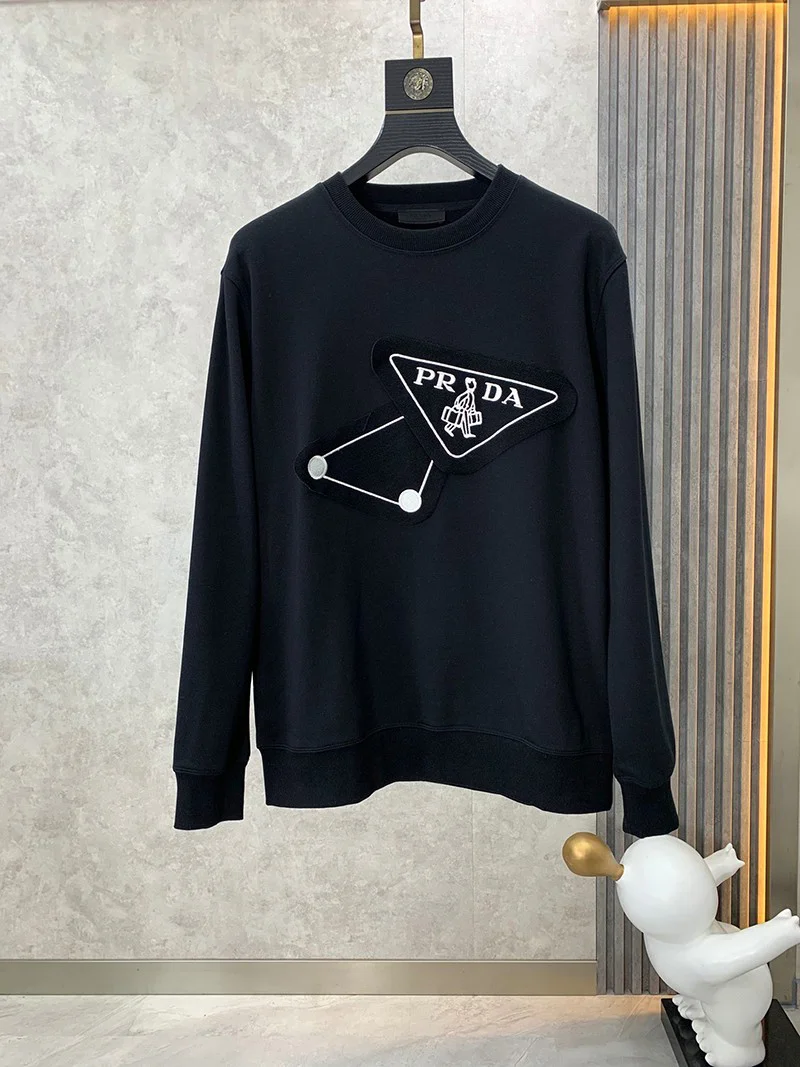 【日本未発売】★プラダ トレーナ コピー★ロゴプリント ジャージー スウェットシャツ puj29393