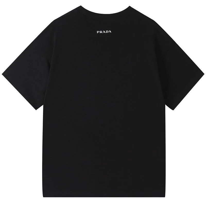 定番プラダ ミラノロゴ コットンTシャツ コピー puj82177