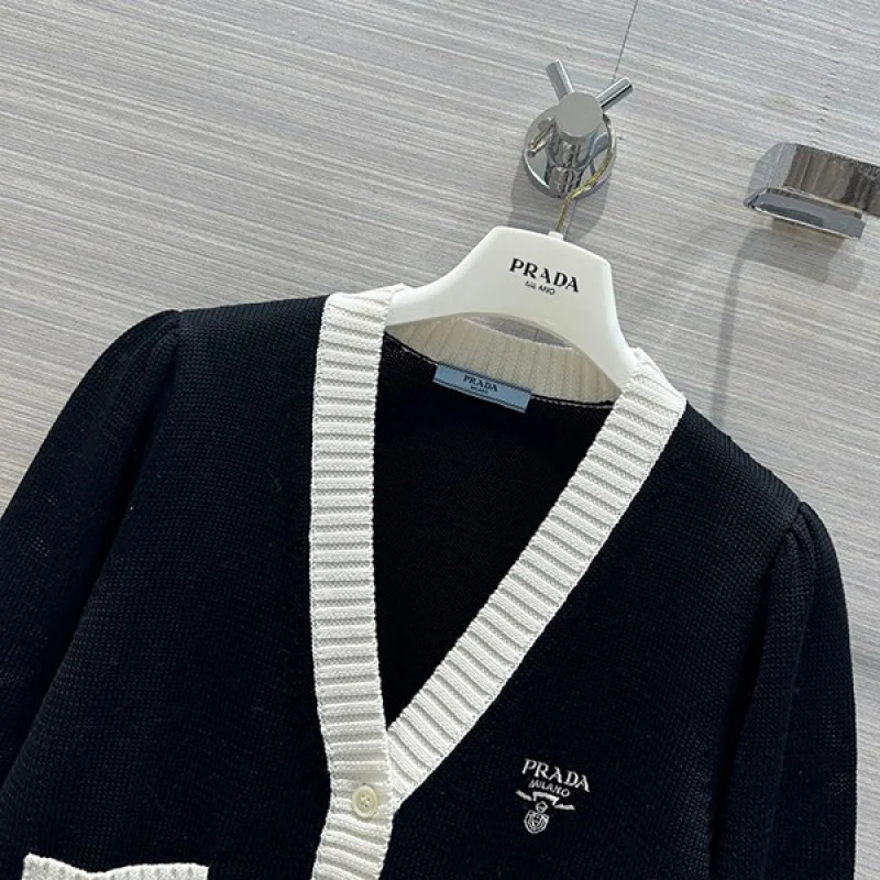 ★日本!!人気!プラダ コピー クロップド コットン カーディガン puq39962