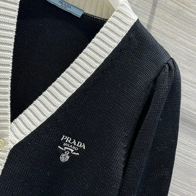 ★日本!!人気!プラダ コピー クロップド コットン カーディガン puq39962