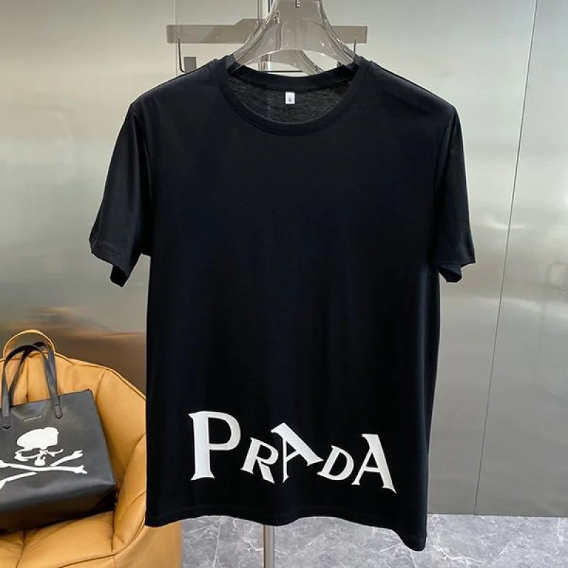 人気急上昇 プラダ☆ロゴ コットンTシャツ スーパーコピー pur38879
