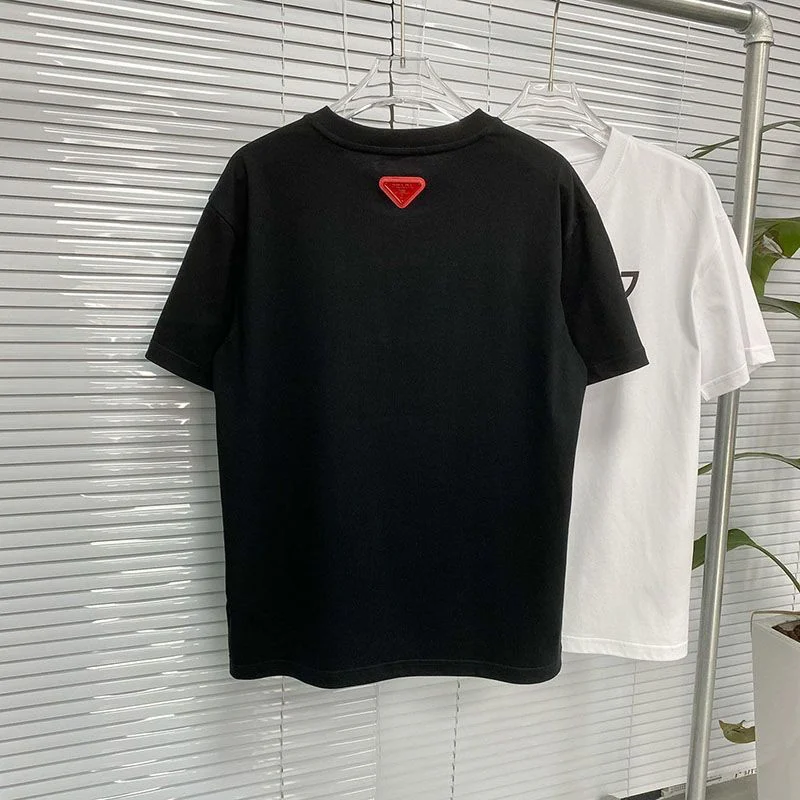 世界中で大人気♪プラダ タイガー コットンTシャツ 偽物 2色 puu33769