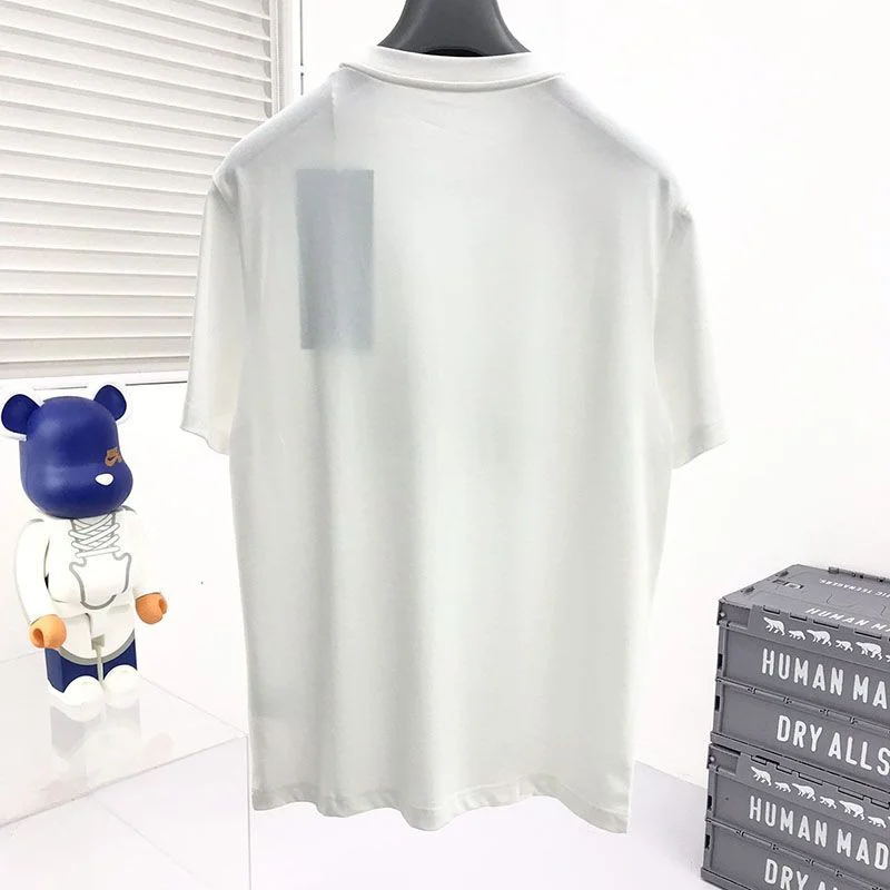 累積売上総額第1位!プラダ ロゴ コットンTシャツ コピー ホワイト puv92030
