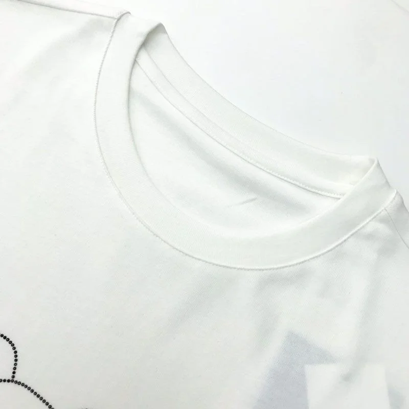 累積売上総額第1位!プラダ ロゴ コットンTシャツ コピー ホワイト puv92030