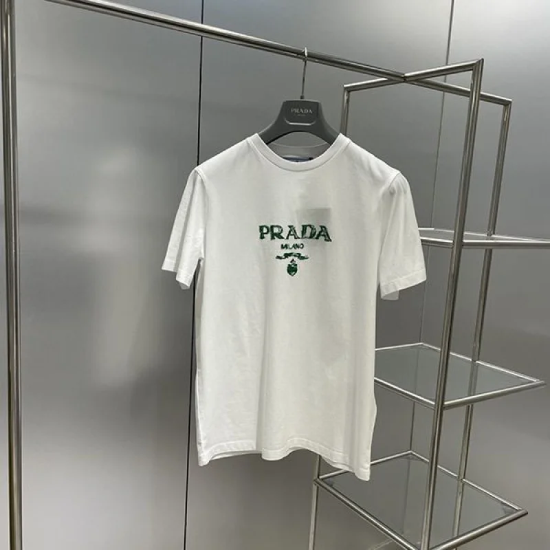 国内発送 プラダ ロゴコットンTシャツ スーパーコピー☆ puw33278