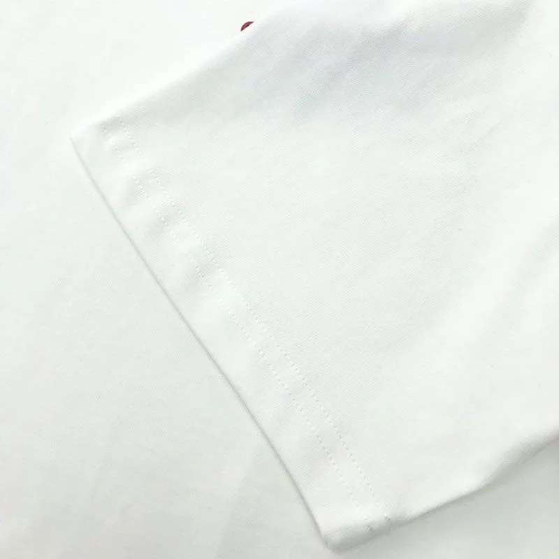 セール新作プラダ コピー コントラストトライアングル ロゴ コットンTシャツ ホワイト pux55313