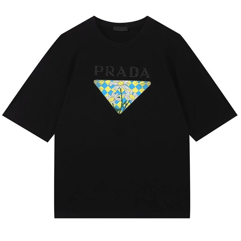 春夏新作プラダ ロゴ コットンTシャツ スーパーコピー pub25537