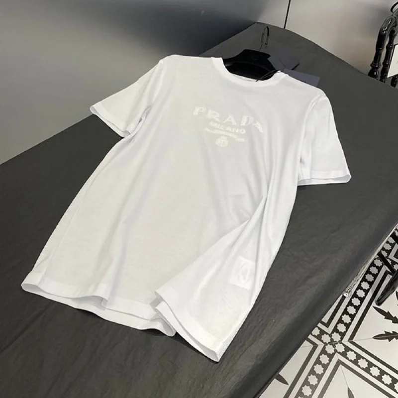 超希少!国内発送 プラダ ロゴコットンTシャツ パロディ☆ pux63559