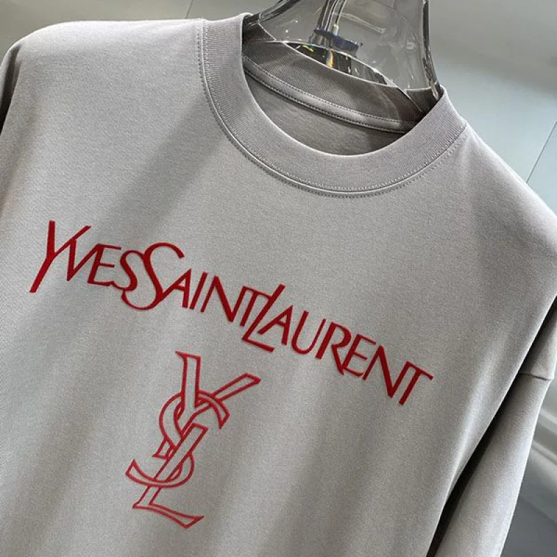 定番サンローラン 偽物 リバースロゴ 半袖Tシャツ Sax51589