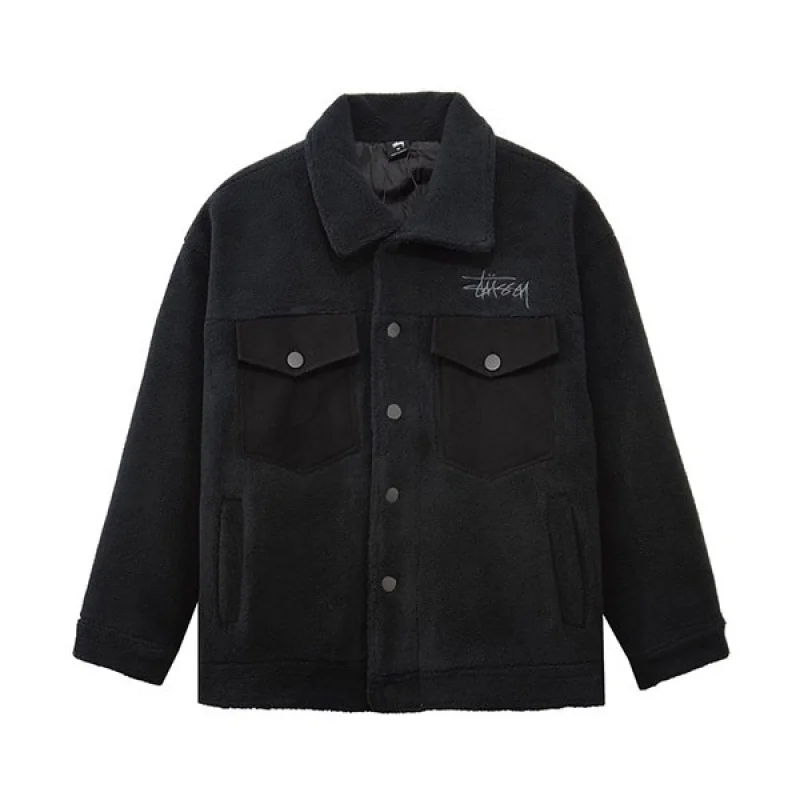 ステューシー偽物激安 SHERPA ロゴ もこもこシェルパジャケット sud62697