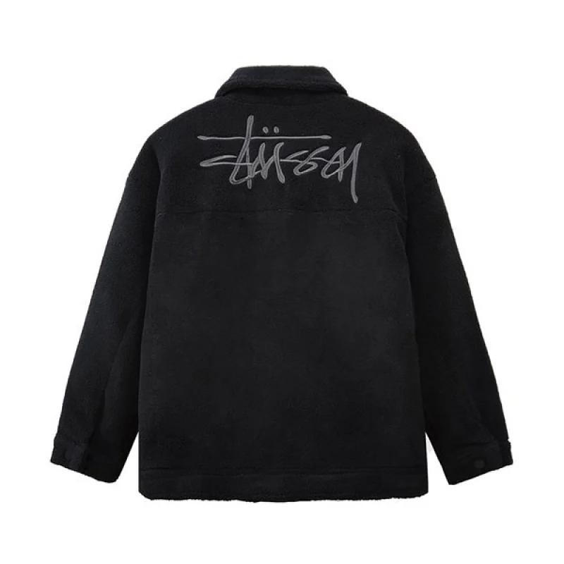 ステューシー偽物激安 SHERPA ロゴ もこもこシェルパジャケット sud62697