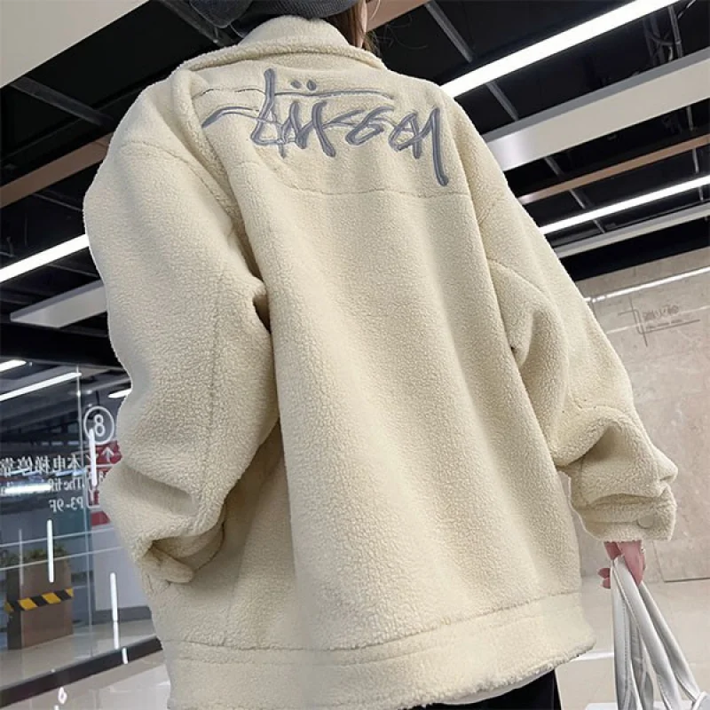 ステューシー コピー SHERPA ロゴ もこもこシェルパジャケット suf75215