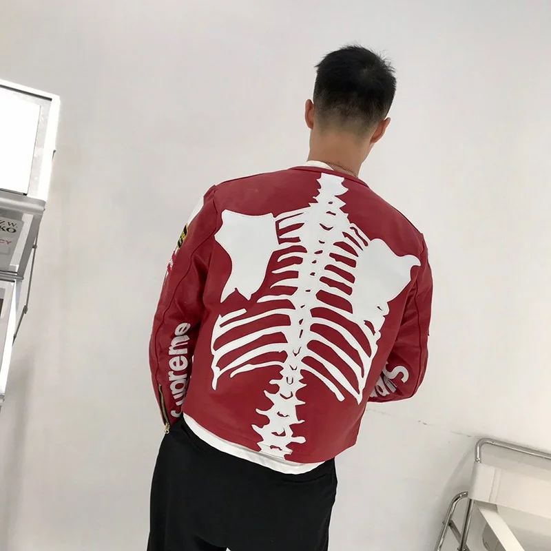 春もの新作シュプリーム コピー 革のジャケット Vanson Leather Bones Jacket Shg54235