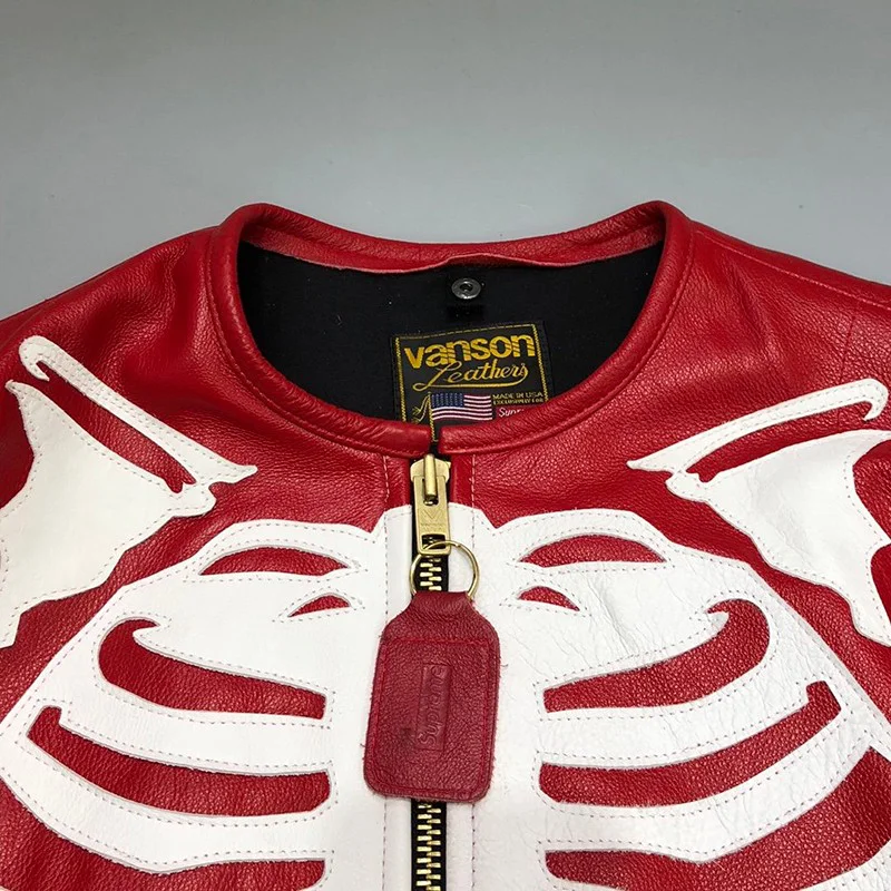 春もの新作シュプリーム コピー 革のジャケット Vanson Leather Bones Jacket Shg54235