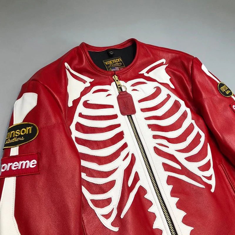 春もの新作シュプリーム コピー 革のジャケット Vanson Leather Bones Jacket Shg54235