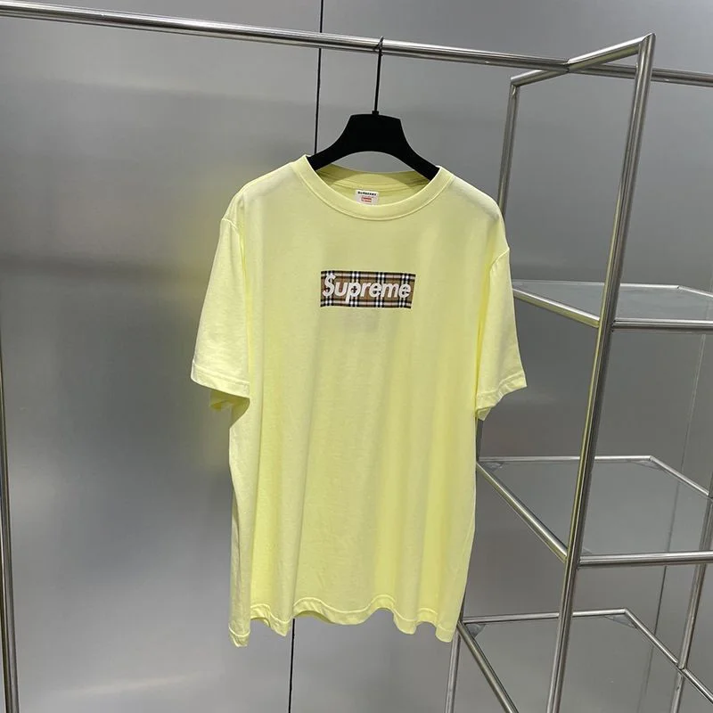 人気急上昇最強コラボ シュプリーム × バーバリー ボックスロゴTシャツ コピー She85649