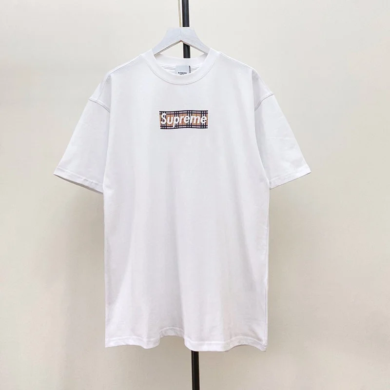 22SS新作バーバリー x シュプリームコピー ボックス ロゴ Tシャツ 2色 Shf79994