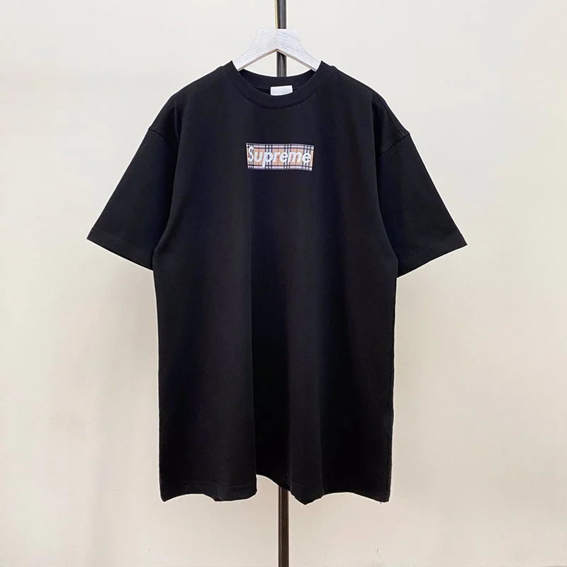 22SS新作バーバリー x シュプリームコピー ボックス ロゴ Tシャツ 2色 Shf79994