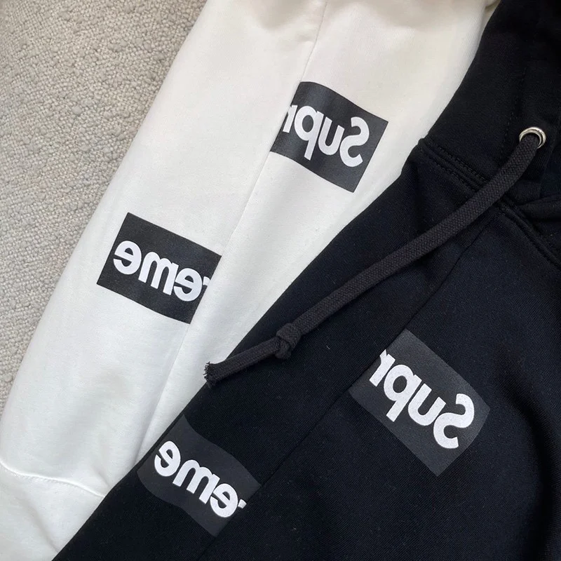 超話題! SUPREME x コムデギャルソン 偽物★Box Logo ボックスロゴパーカー Shf84865