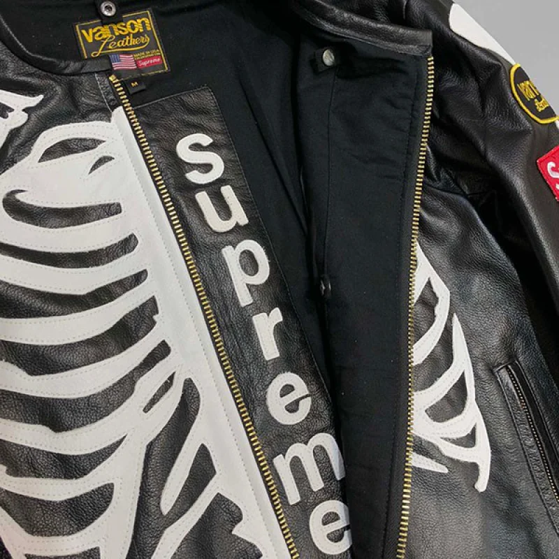 春もの新作シュプリーム コピー 革のジャケット Vanson Leather Bones Jacket Shg54235