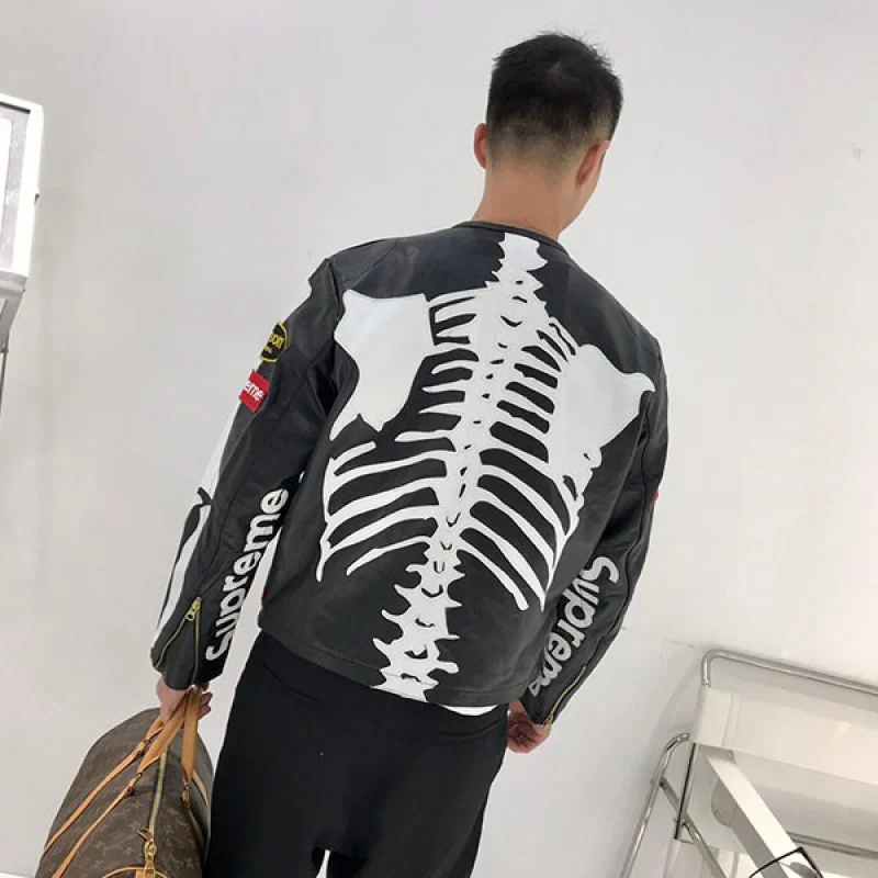 春もの新作シュプリーム コピー 革のジャケット Vanson Leather Bones Jacket Shg54235