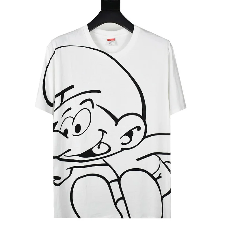 春もの新作 シュプリーム Tシャツ コピー★大きいスマーフ柄がかわいい Shj58371