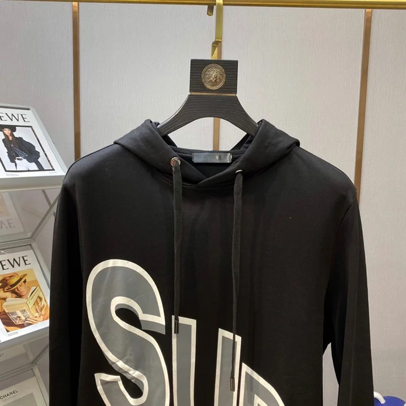 定番シュプリーム パーカー コピー ロングスリーブスウェット ブラック Shl78308