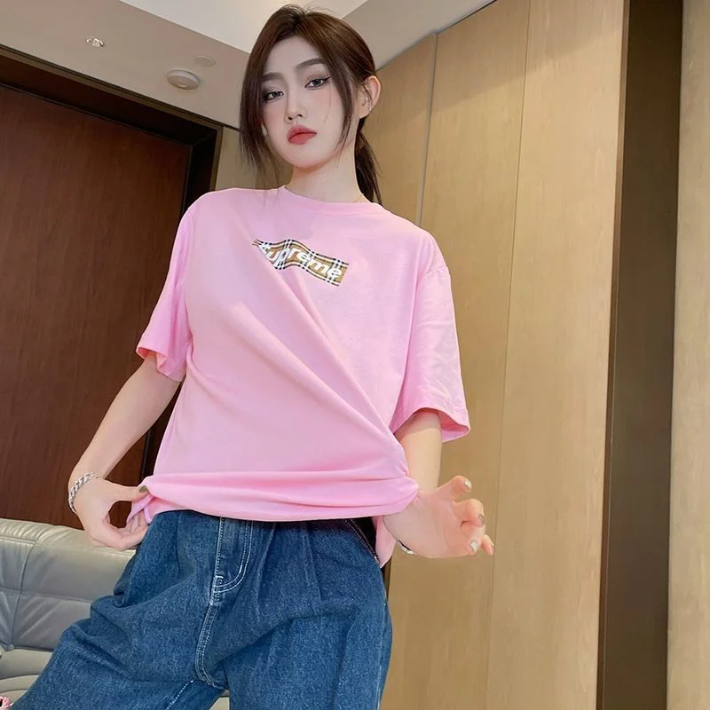 ★日本!!人気!コラボ シュプリーム × バーバリー ボックスロゴ Tシャツ 偽物 Shv94864