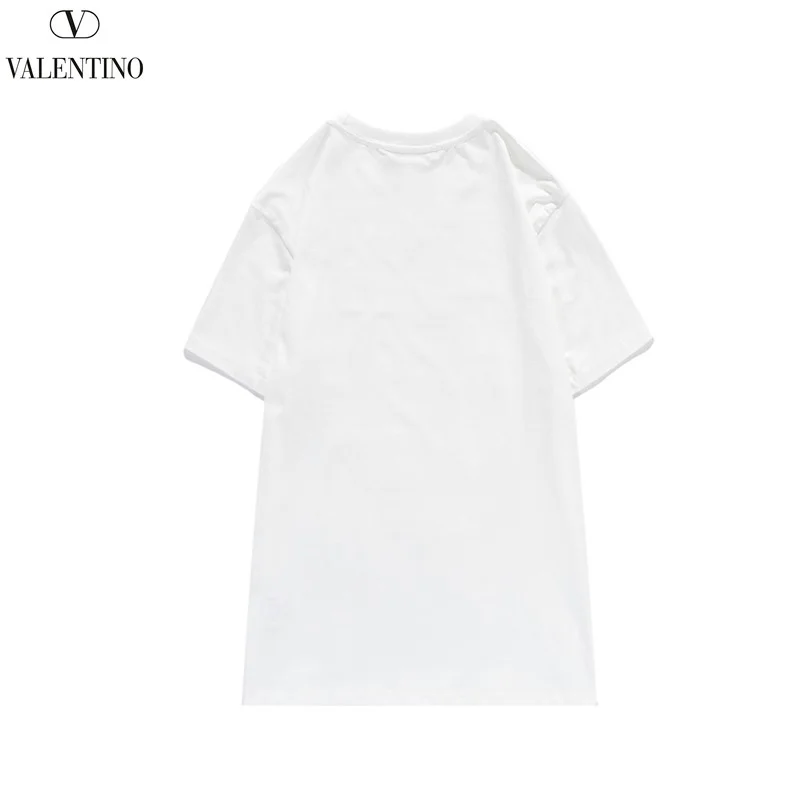 関税込ヴァレンティノ Tシャツ コピー VLTN コットンロゴ Tシャツ 2色 Vua65573