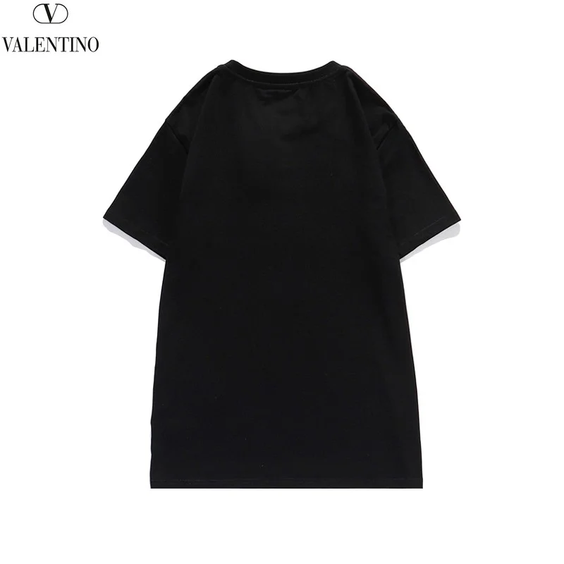 関税込ヴァレンティノ Tシャツ コピー VLTN コットンロゴ Tシャツ 2色 Vua65573