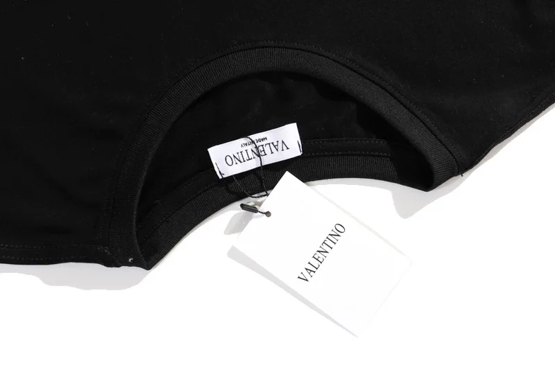 関税込ヴァレンティノ Tシャツ コピー VLTN コットンロゴ Tシャツ 2色 Vua65573