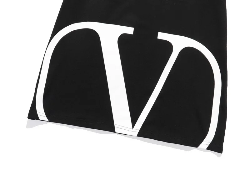 関税込ヴァレンティノ Tシャツ コピー VLTN コットンロゴ Tシャツ 2色 Vua65573